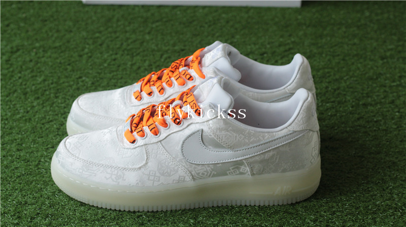 Clot x Nike Air Force 1 Premium Triple White